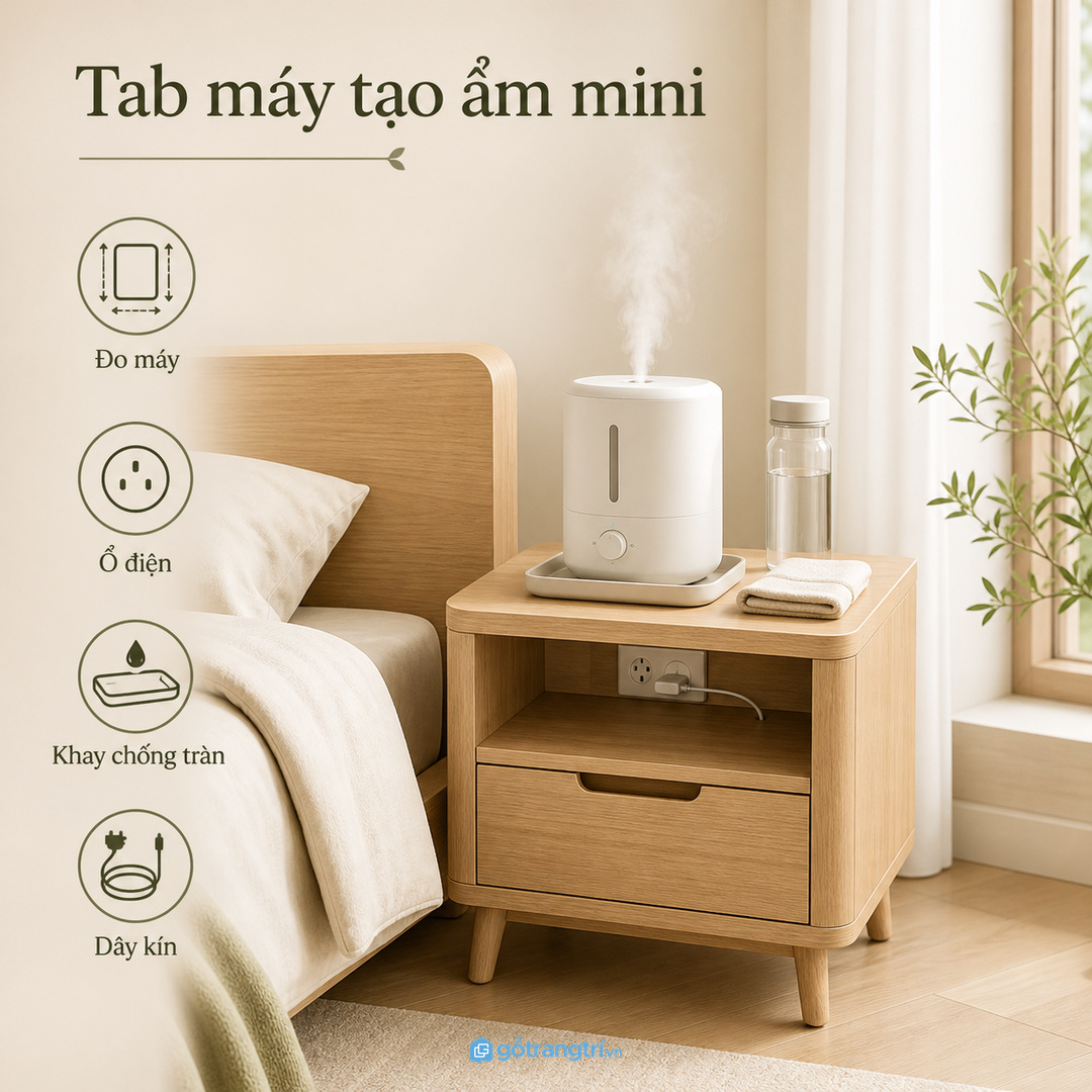 Đo máy ổ điện và khoảng mở hộc trước khi đặt làm