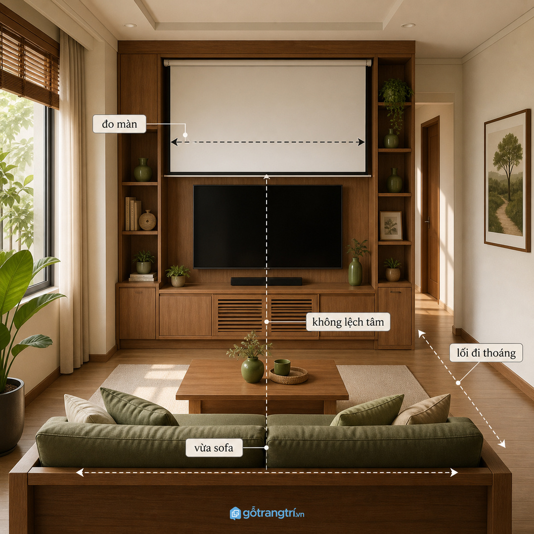 Chia khoang cho màn điều khiển dây nguồn máy chiếu mini và phụ kiện xem phim