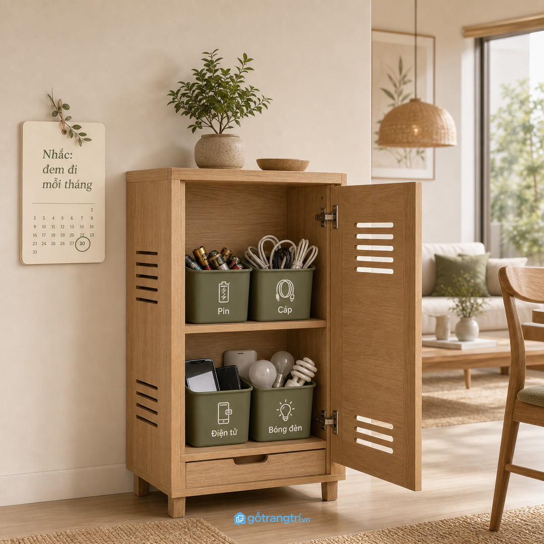 Khay lót và hộp nhỏ giúp kiểm soát rò rỉ bụi vỡ và mảnh linh kiện