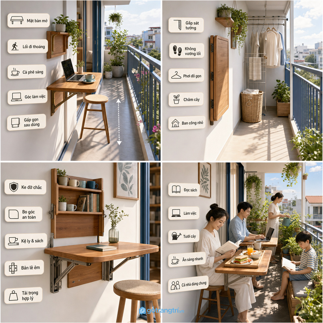 Giữ bề mặt dễ lau và màu sắc nhẹ mắt