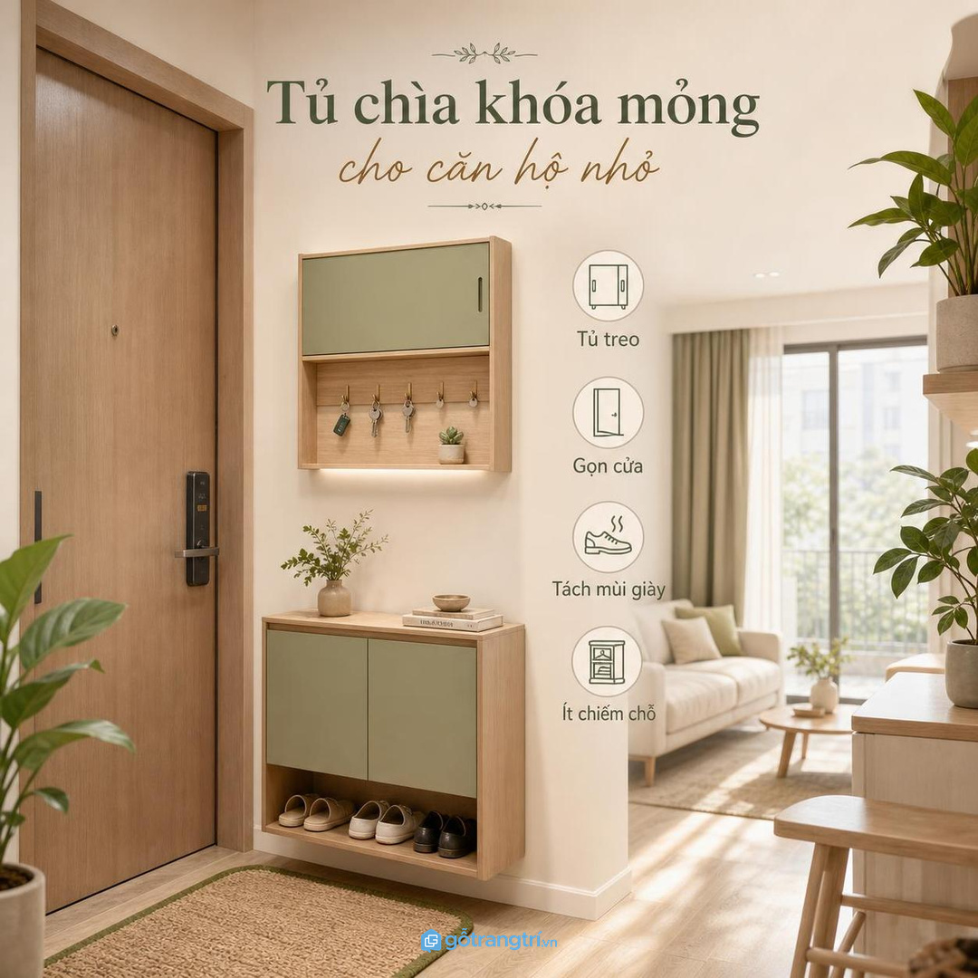 Tỷ lệ tủ phải hợp lối đi, tay với và chiều mở cửa