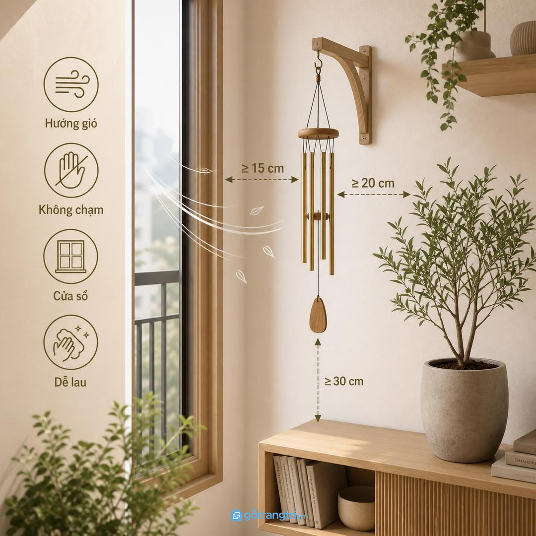 Căn hộ ban công hẹp nên dùng kệ treo tường mỏng