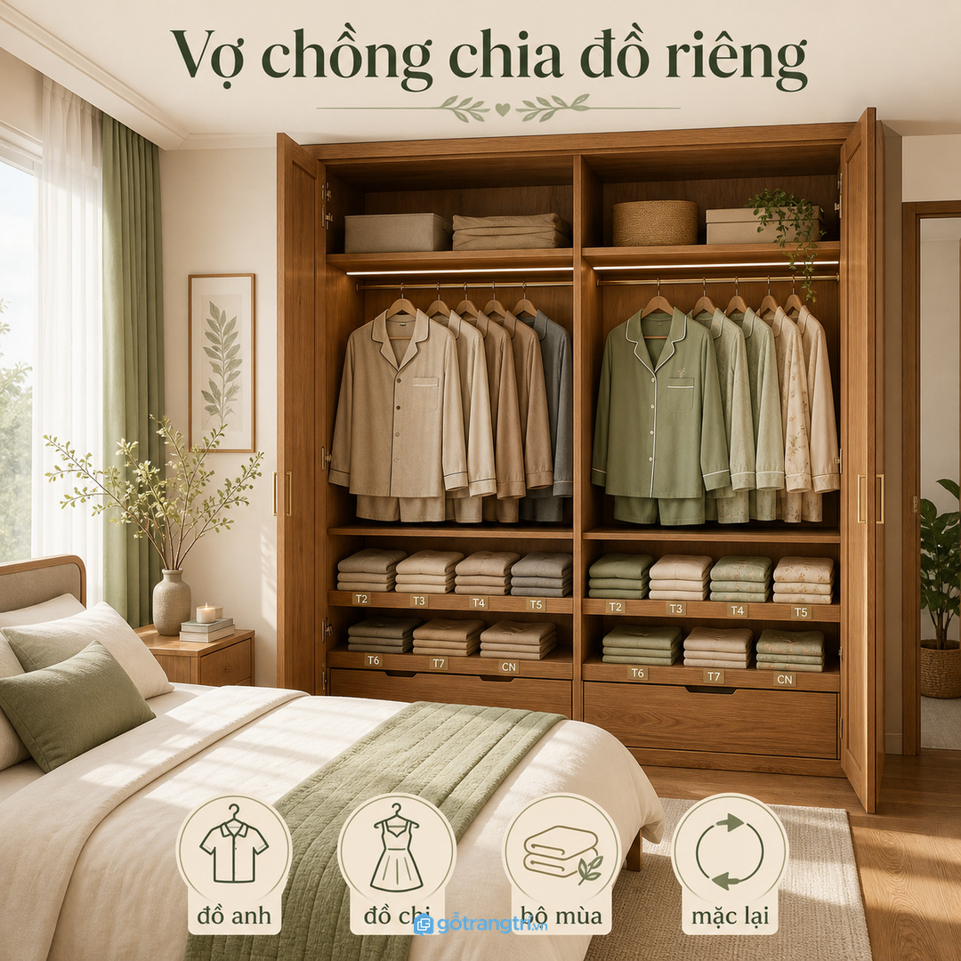 Phòng ngủ nhỏ hợp hộc thấp hoặc bench cuối giường có ngăn kéo