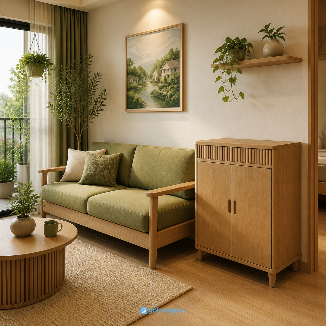 Chia khoang đất, nước, dụng cụ và phụ kiện để không thành hộc chứa lẫn.