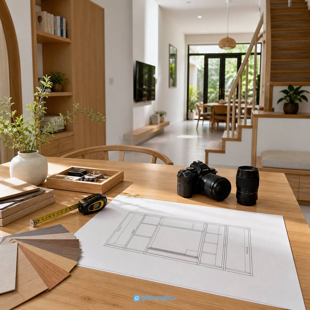 Nhà phố nhỏ vẫn có góc thiết bị đẹp