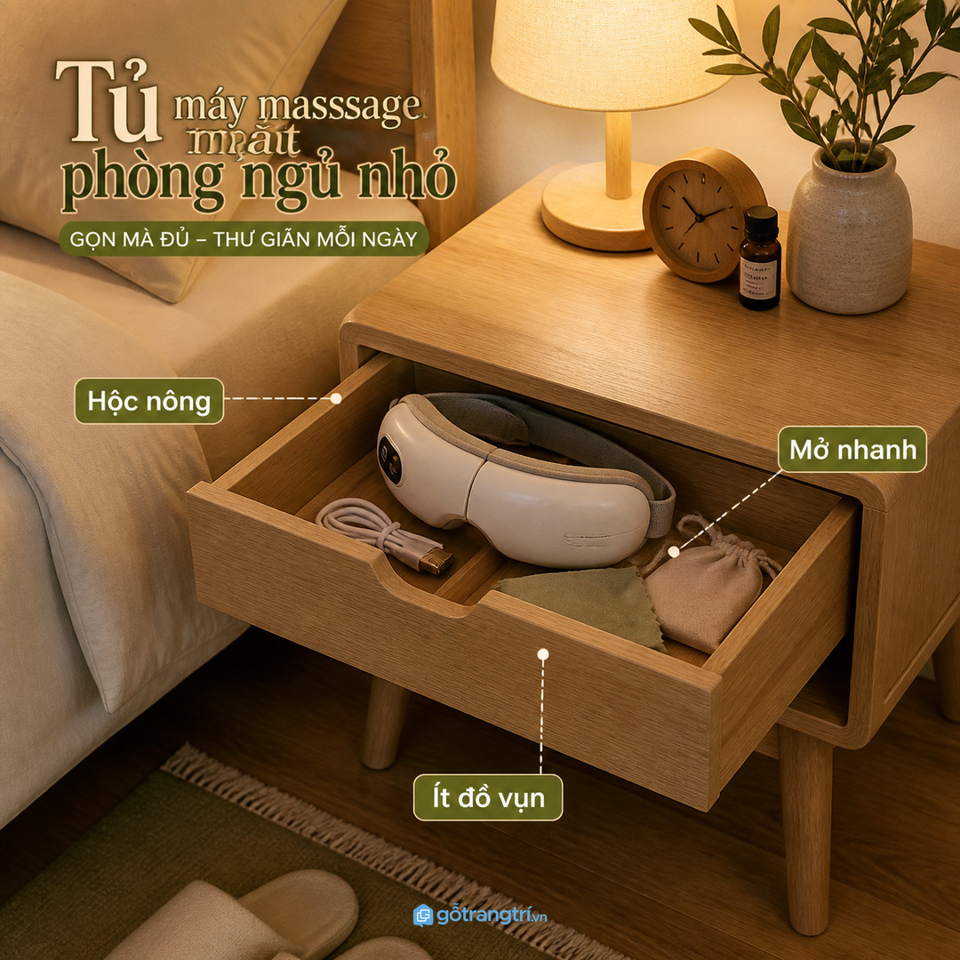 Phòng ngủ vợ chồng nên tách đồ chăm sóc cá nhân theo từng người