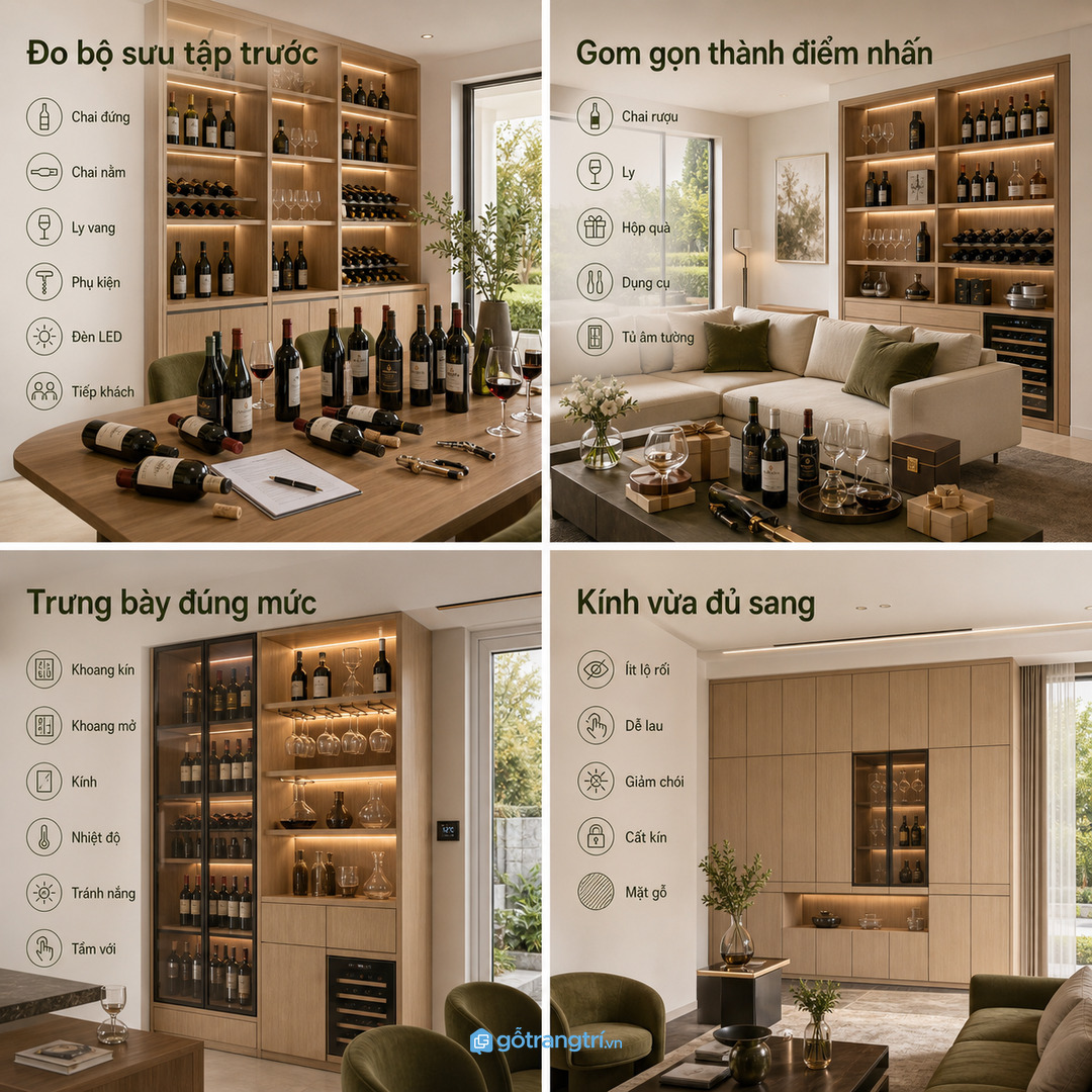 Biệt thự có trẻ nhỏ cần khóa nhẹ và đặt chai nặng ở vị trí thấp an toàn