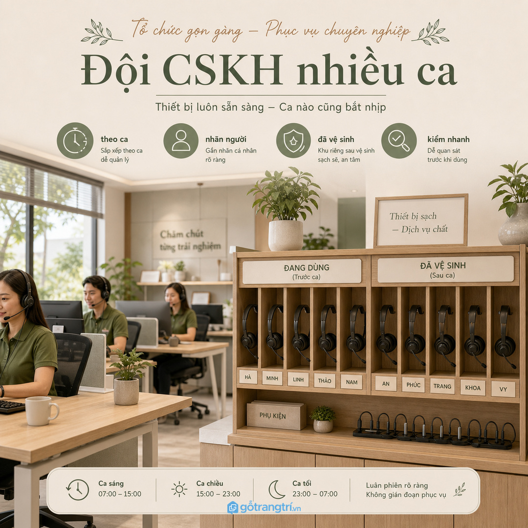 Đội telesales cần điểm bàn giao rõ giữa các ca