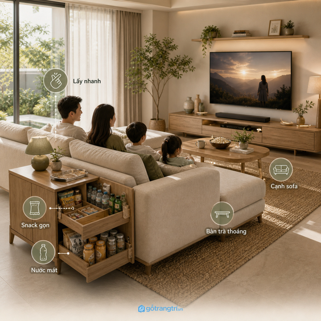 Gia đình có trẻ nhỏ nên chia hộc an toàn và kiểm soát lượng ăn