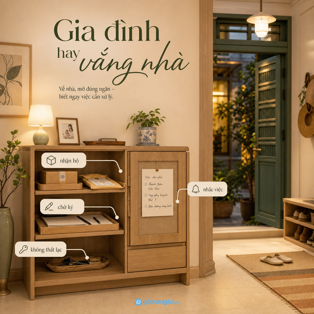 Gia đình hay vắng nhà có ngăn chờ