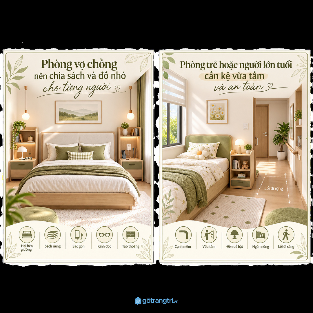 Người hay đọc sách cần kệ dễ lấy nhưng đóng lại vẫn gọn