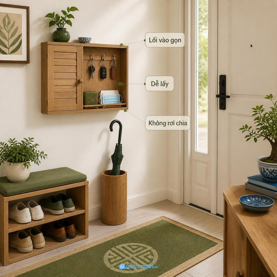 Gia đình có trẻ nhỏ nên đặt chìa và vật sắc ngoài tầm với
