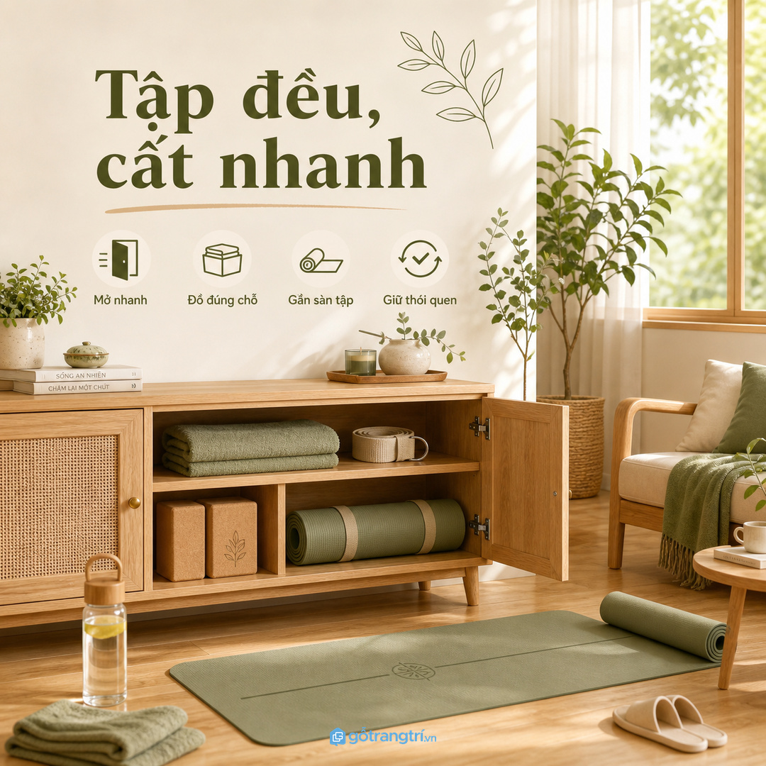 Gia đình tập đều nên ưu tiên khoang mở nhanh