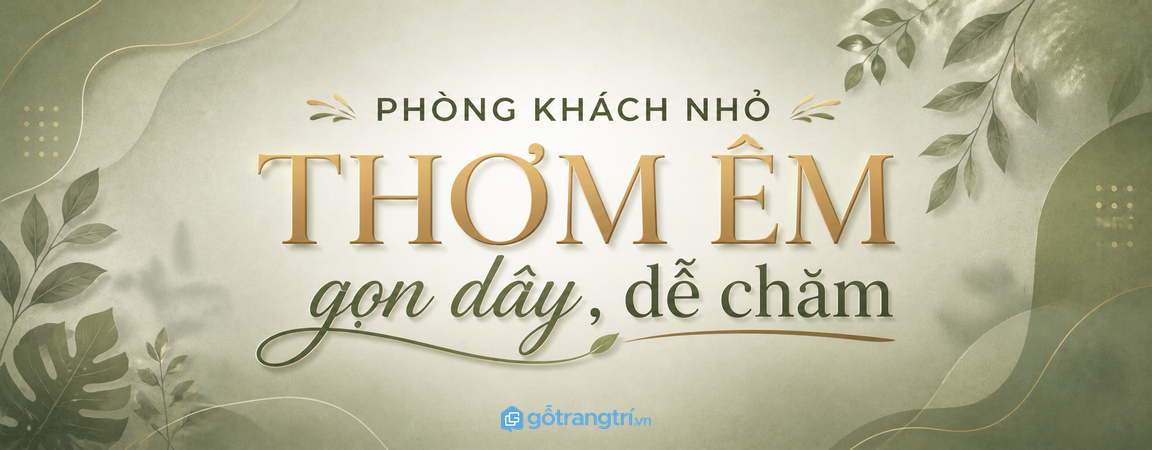 Kệ máy khuếch tán tinh dầu phong thủy cho phòng khách nhỏ: thơm nhẹ, gọn dây và dễ chăm