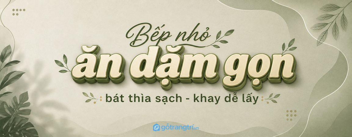 Tủ đồ ăn dặm cho bếp nhỏ: gọn bát thìa, sạch khay và dễ chuẩn bị mỗi ngày