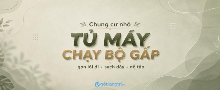 Tủ máy chạy bộ gấp cho chung cư nhỏ: gọn góc tập, sạch dây và dễ duy trì hơn