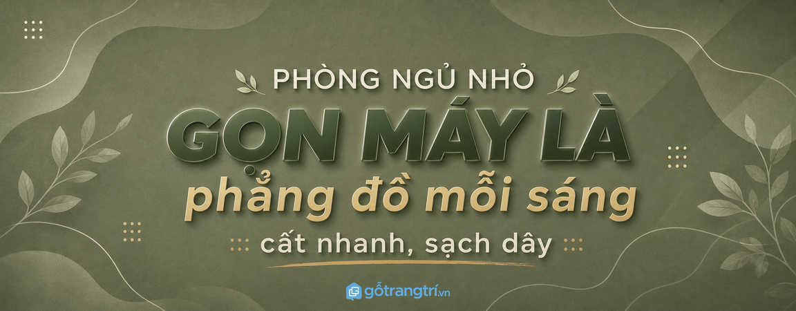 Tủ máy là hơi nước phòng ngủ nhỏ: gọn dây, phẳng đồ và dễ chuẩn bị mỗi sáng