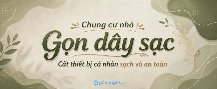 Tủ sạc thiết bị cá nhân cho chung cư nhỏ: gọn dây sạc, sạch mặt bàn và an toàn hơn
