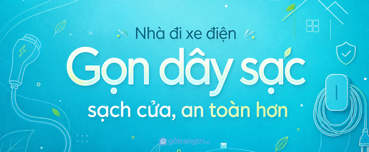 Tủ sạc xe máy điện cho nhà phố nhỏ: gọn dây sạc, sạch lối vào và an toàn hơn