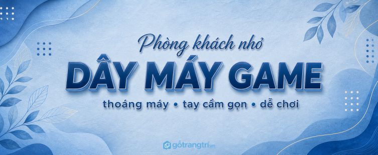 Tủ thiết bị giải trí phòng khách nhỏ: gọn máy game, thoáng dây và đẹp kệ tivi hơn