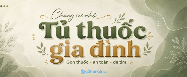 Tủ thuốc gia đình cho chung cư nhỏ: gọn thuốc, an toàn cho trẻ và dễ tìm khi cần