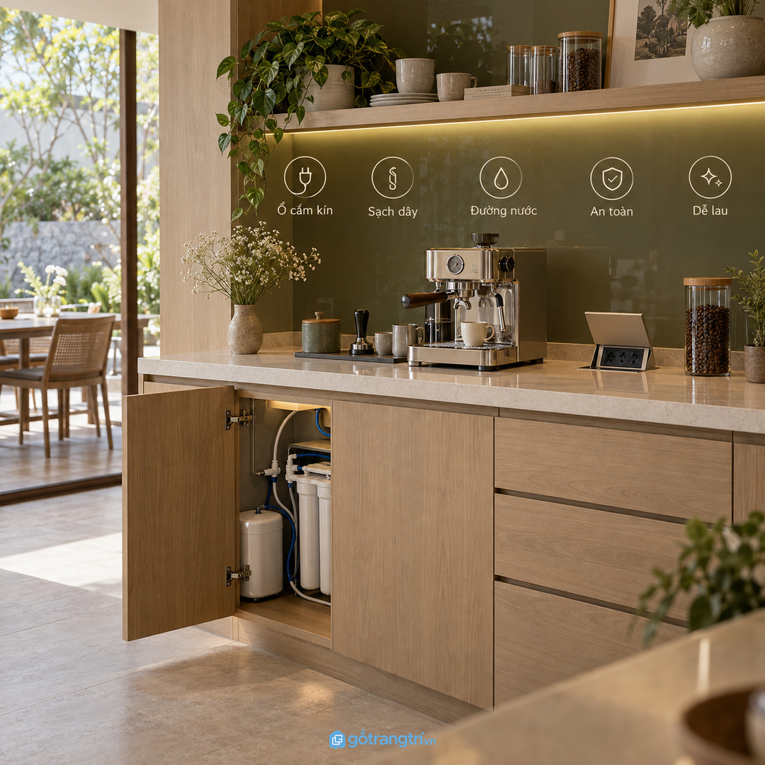 Góc cà phê đẹp cần gọn đồ nhỏ chứ không chỉ đặt máy thật đắt tiền