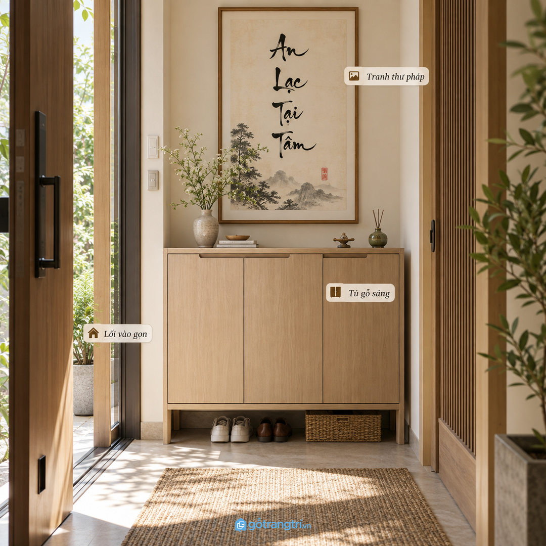 Đồ nhỏ quanh tranh thư pháp dễ làm lối vào nhanh rối