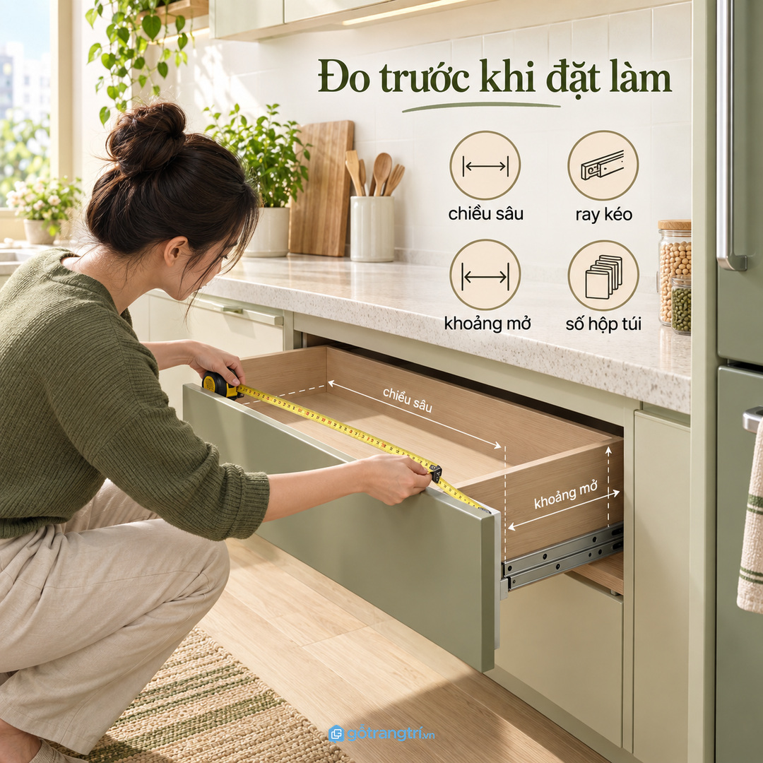 Túi zip để lẫn đồ khô làm bếp nhanh rối