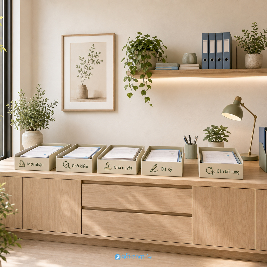 Khay trình ký cần phân luồng theo trạng thái xử lý