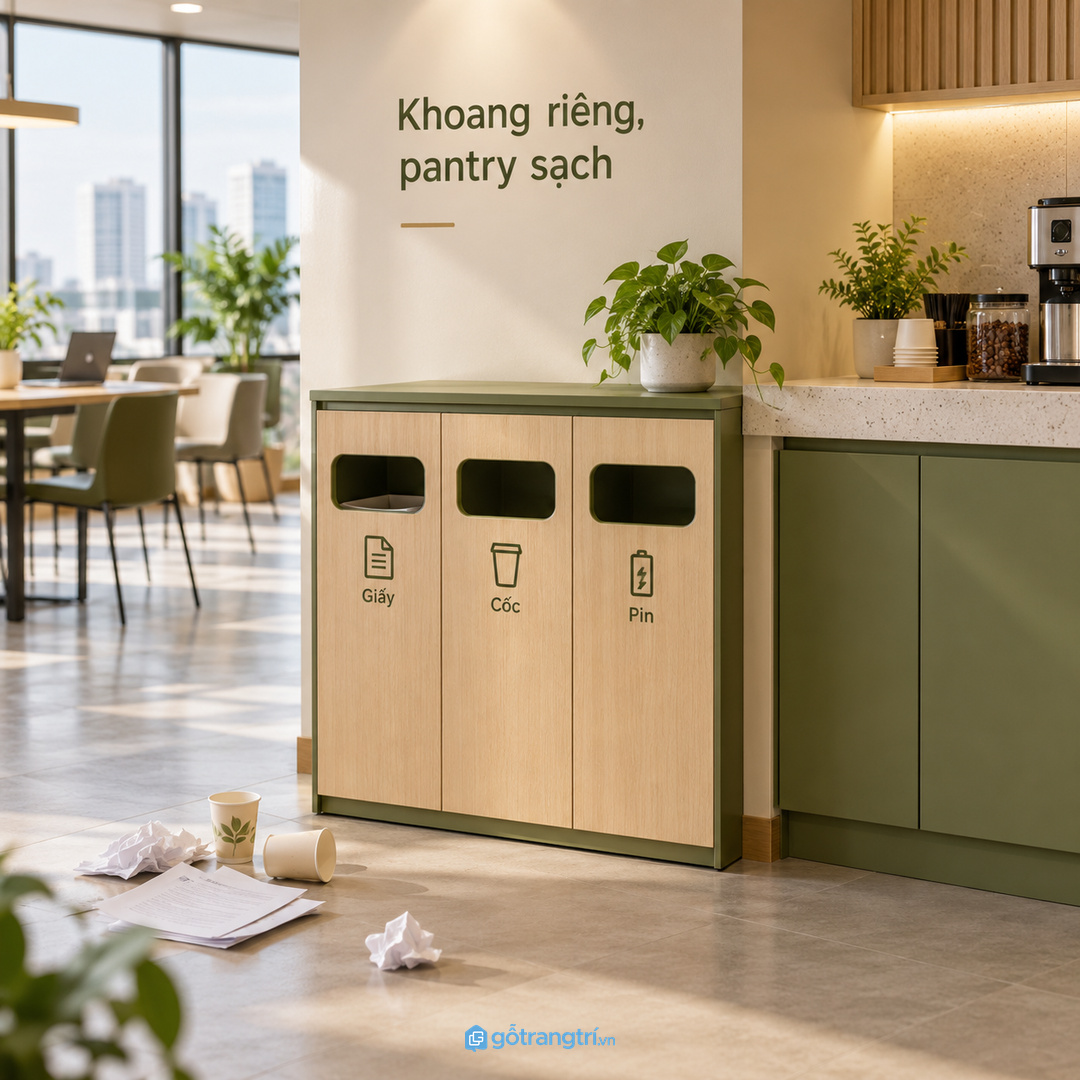 Phân loại sai khiến pantry có mùi và đồ tái chế bị lẫn lộn