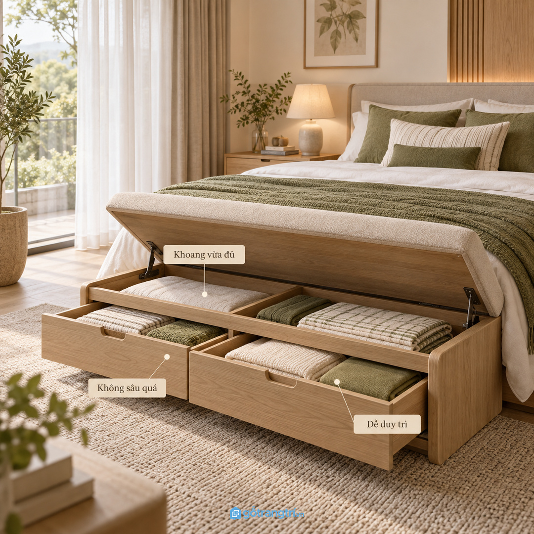 Khoang vừa đủ quan trọng hơn một tủ sâu khó duy trì