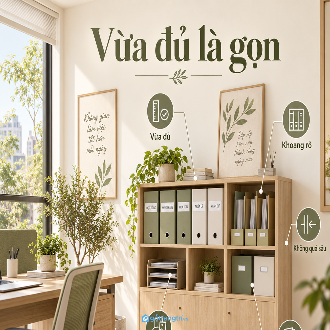 Tủ hợp đồng không nên thành nơi nhét mọi loại giấy tờ văn phòng