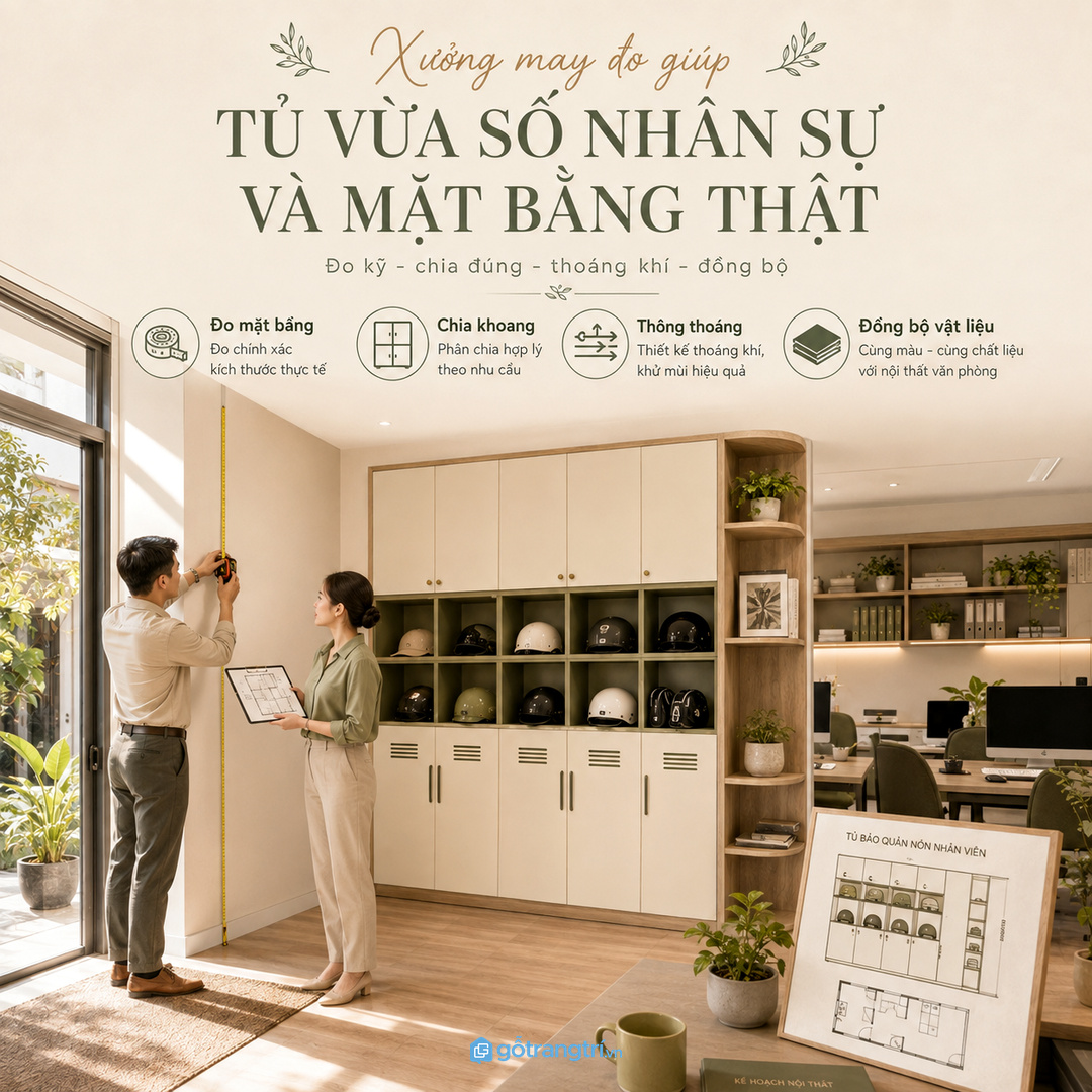 Khay nhận trả rõ ràng giúp bàn giao thiết bị nhanh hơn