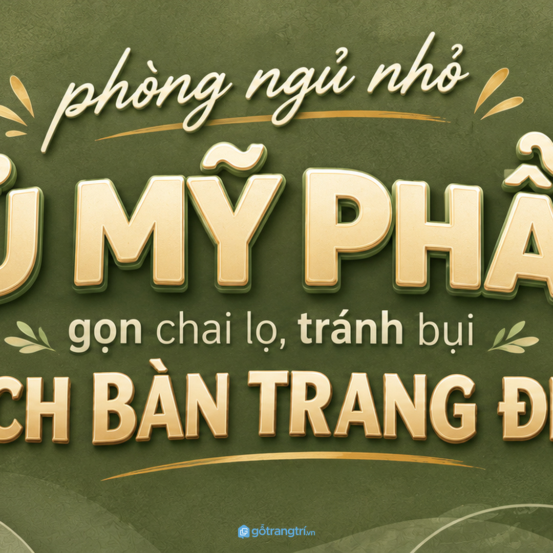 Đo chiều cao chai lọ và khay trước khi chia khoang tủ
