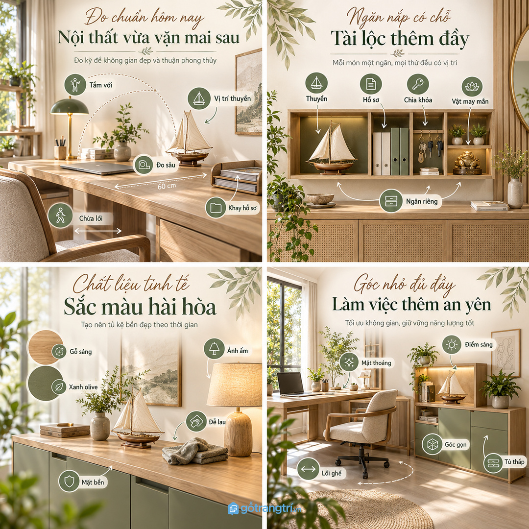 Chia khoang cho thuyền buồm giấy tờ phong bao chìa khóa và danh thiếp