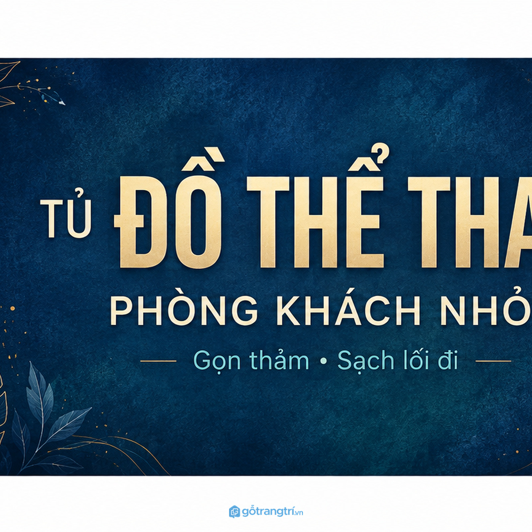 Chia khoang cho thảm đứng, tạ thấp và phụ kiện nhỏ