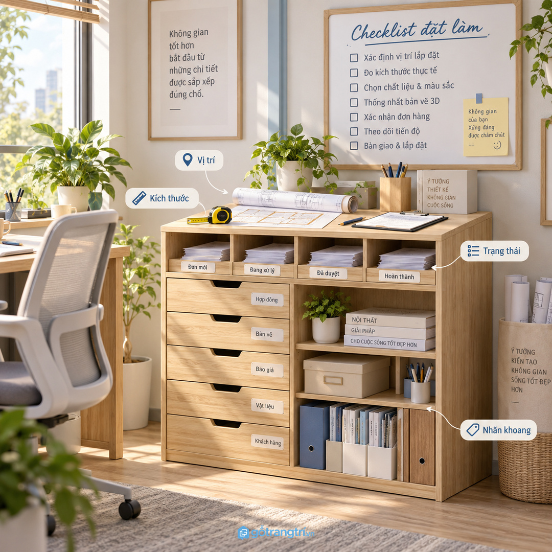 Chia khoang theo đơn mới chờ xác nhận đang chuẩn bị chờ vận chuyển
