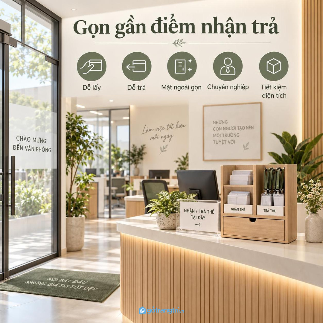 Nhãn nhỏ bên trong giúp kiểm nhanh số lượng mà không làm mặt ngoài rối mắt