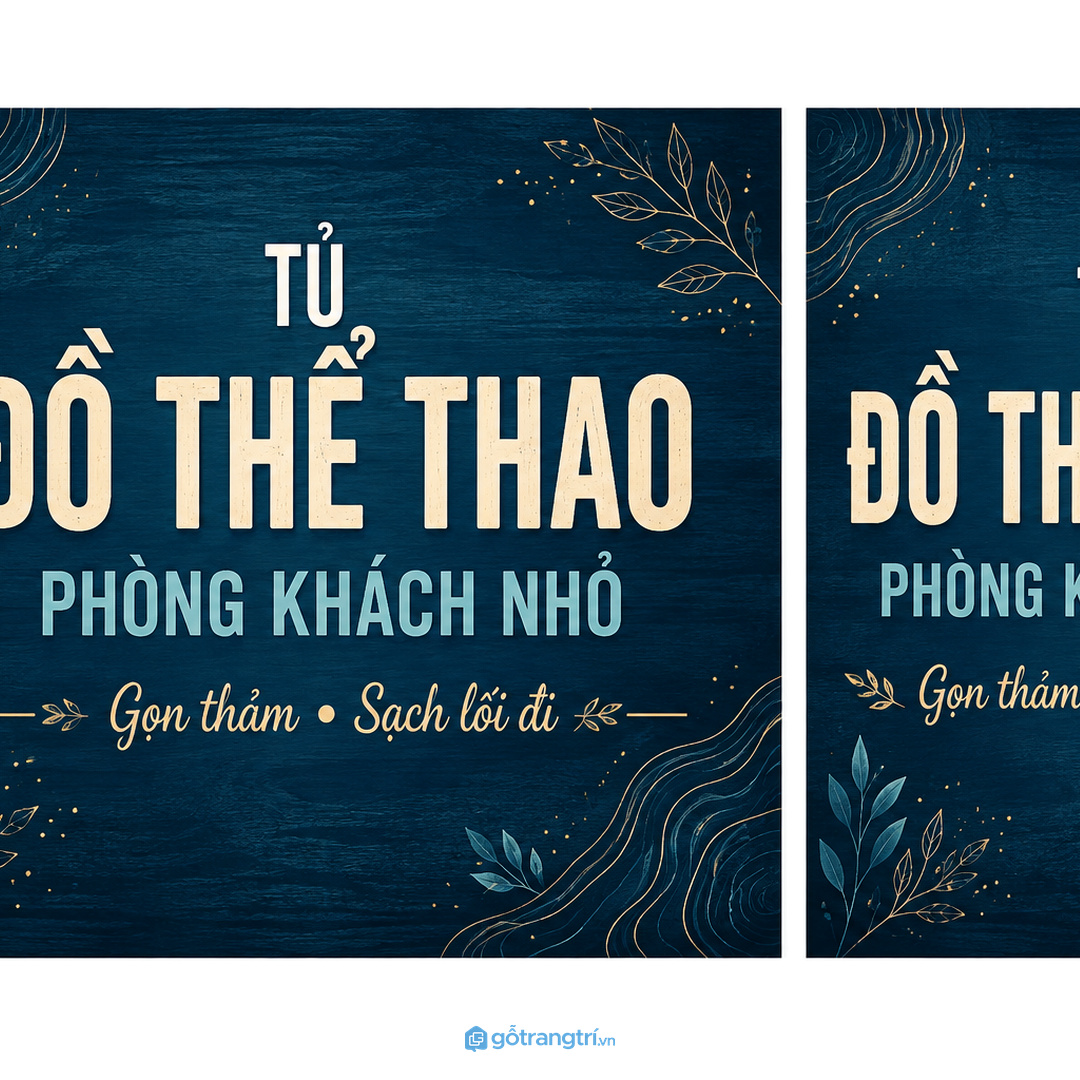 Tủ cần chắc, dễ lau và có thông thoáng cho đồ sau khi tập