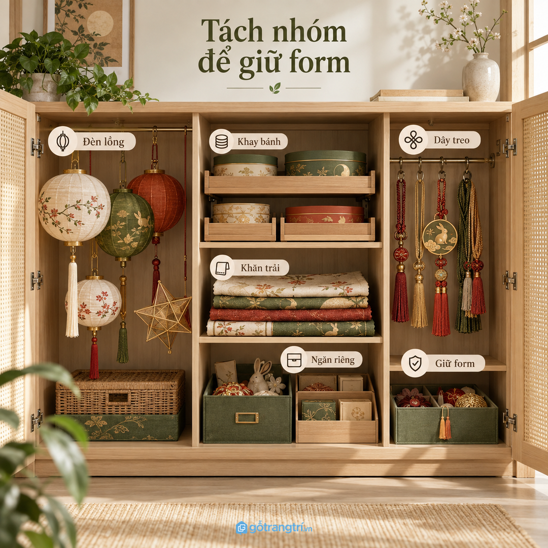 Vị trí tủ nên gần phòng khách hoặc gầm cầu thang nhưng không cản lối đi
