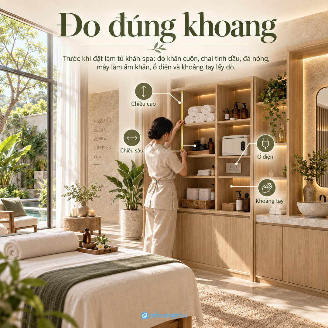 Tinh dầu khăn nóng và đá nóng cần khoang riêng để không lẫn mùi