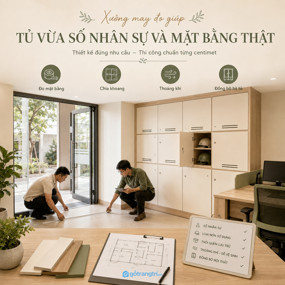 Tủ gửi đặt gần phòng họp giúp mọi người dùng tự nhiên hơn