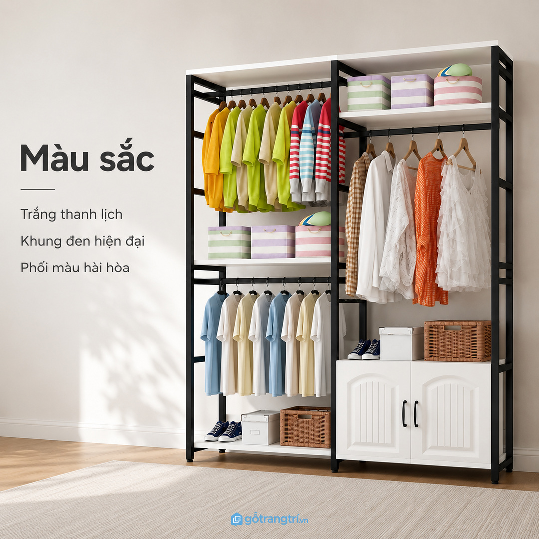 GHS-5080 hợp người thích nhìn nhanh toàn bộ đồ mặc mỗi sáng