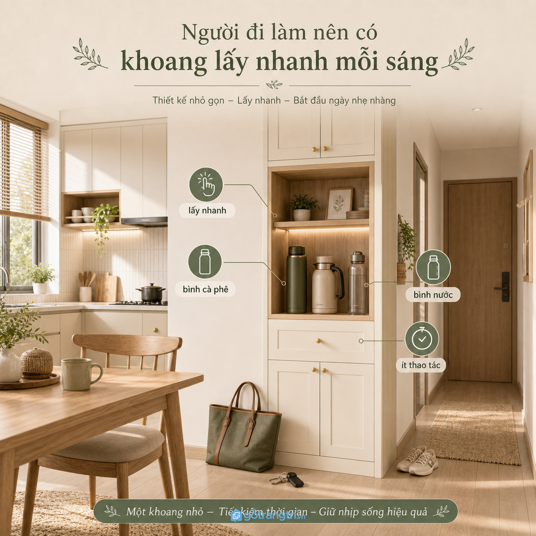 Gia đình nhiều bình nên chia theo từng người để không lấy nhầm