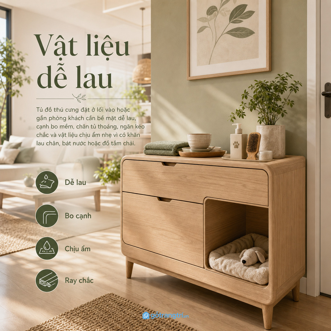 Tách sạch và bẩn trong cùng hệ tủ