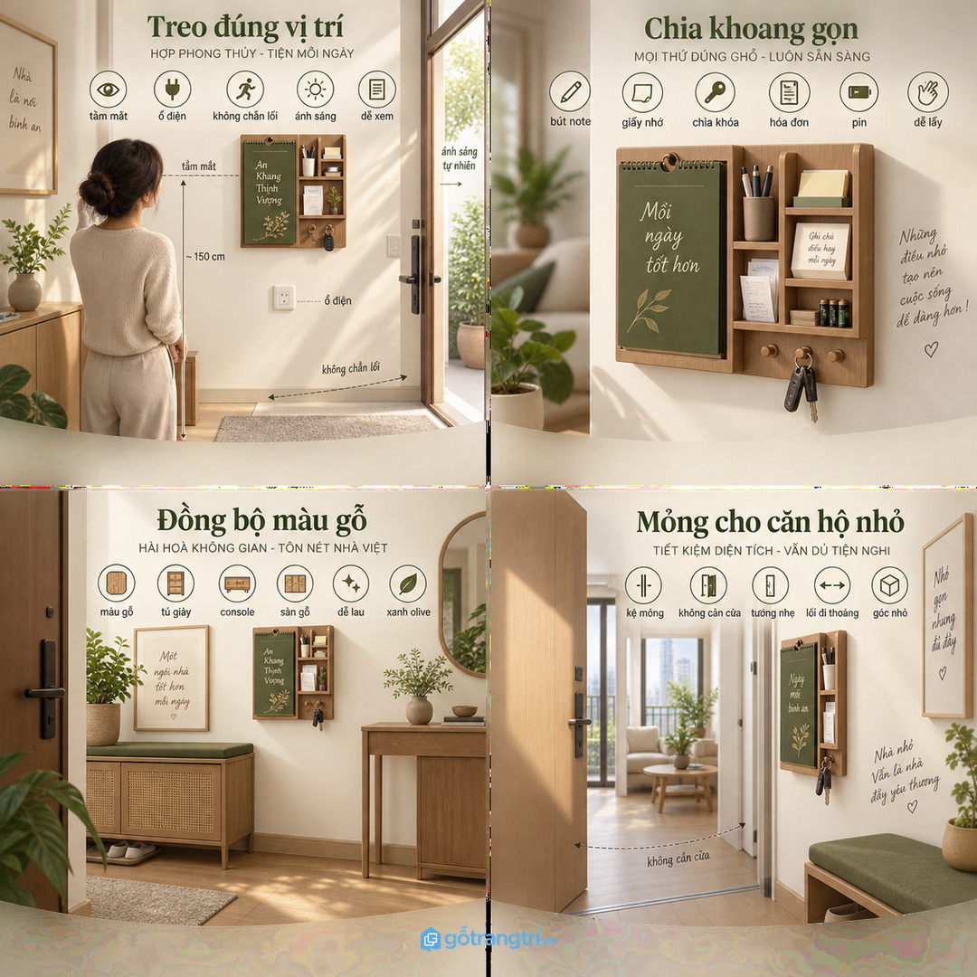 Bàn thờ chung cư nhỏ hợp tủ hộp mỏng gọn không chiếm mặt bàn