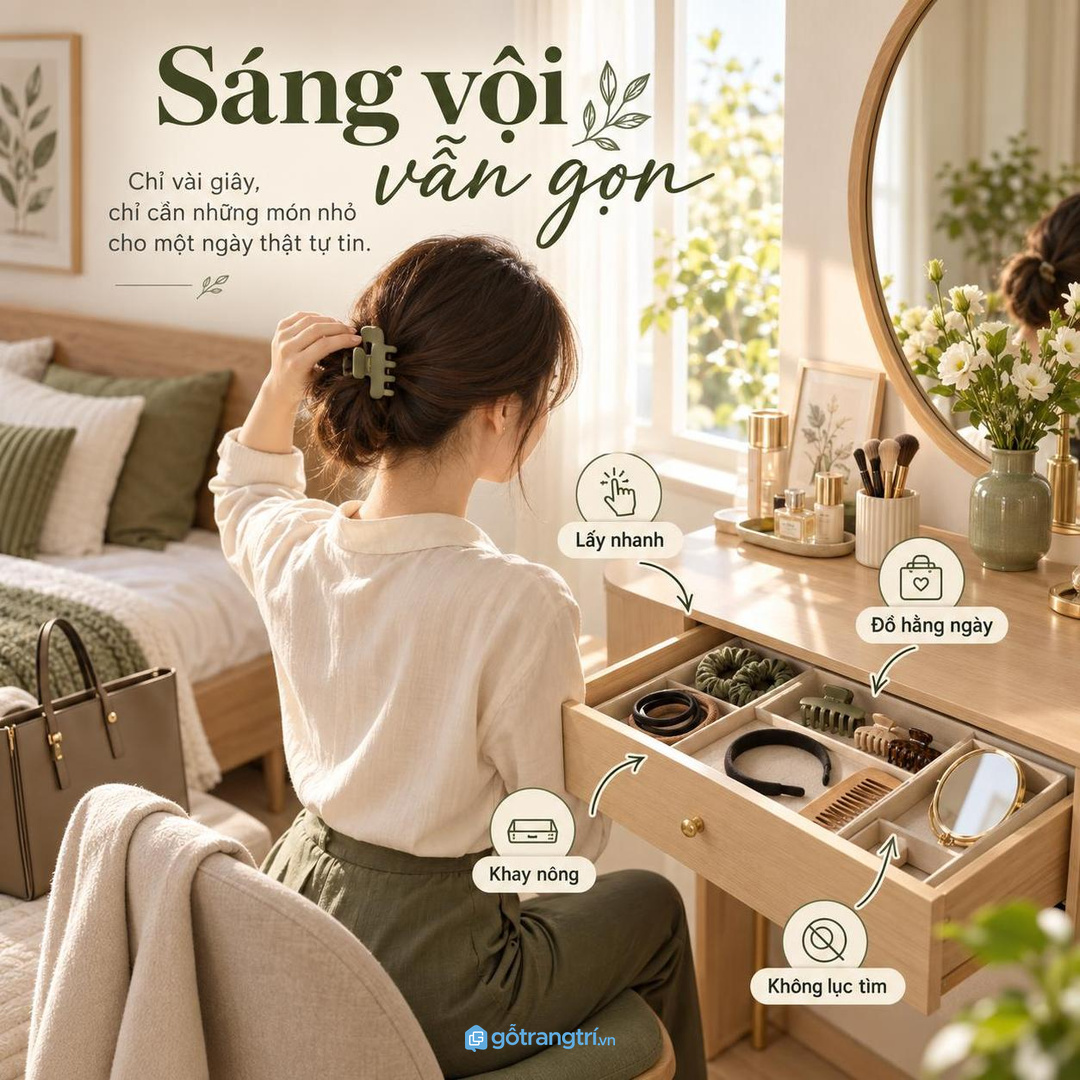 Người đi làm cần bố trí đồ theo thứ tự chuẩn bị buổi sáng