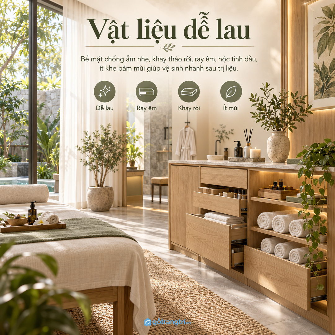 Đo đúng chiều cao chiều sâu ổ điện và khoảng tay trước khi đặt làm