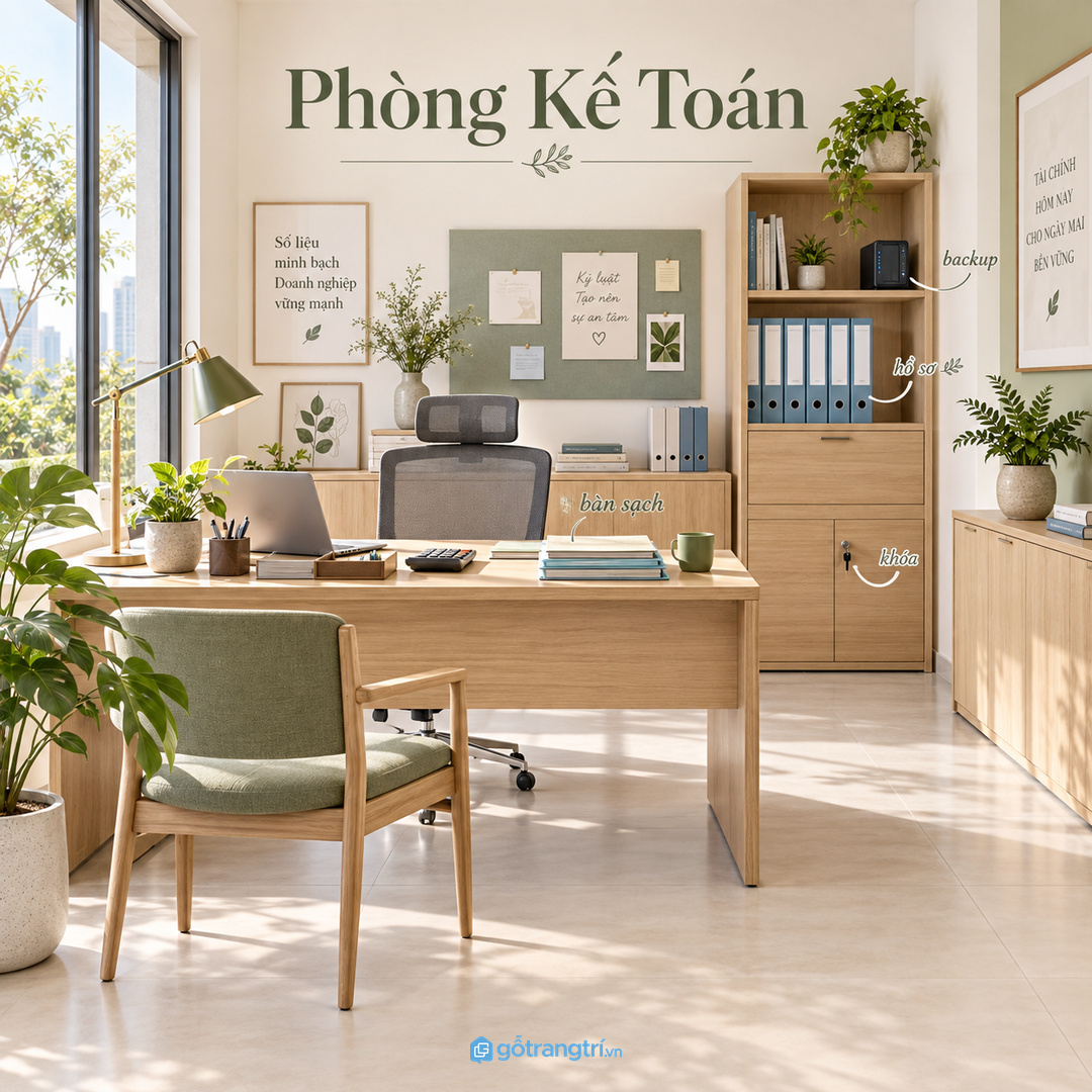 Phòng kế toán cần tủ dữ liệu khóa gọn và dễ bàn giao