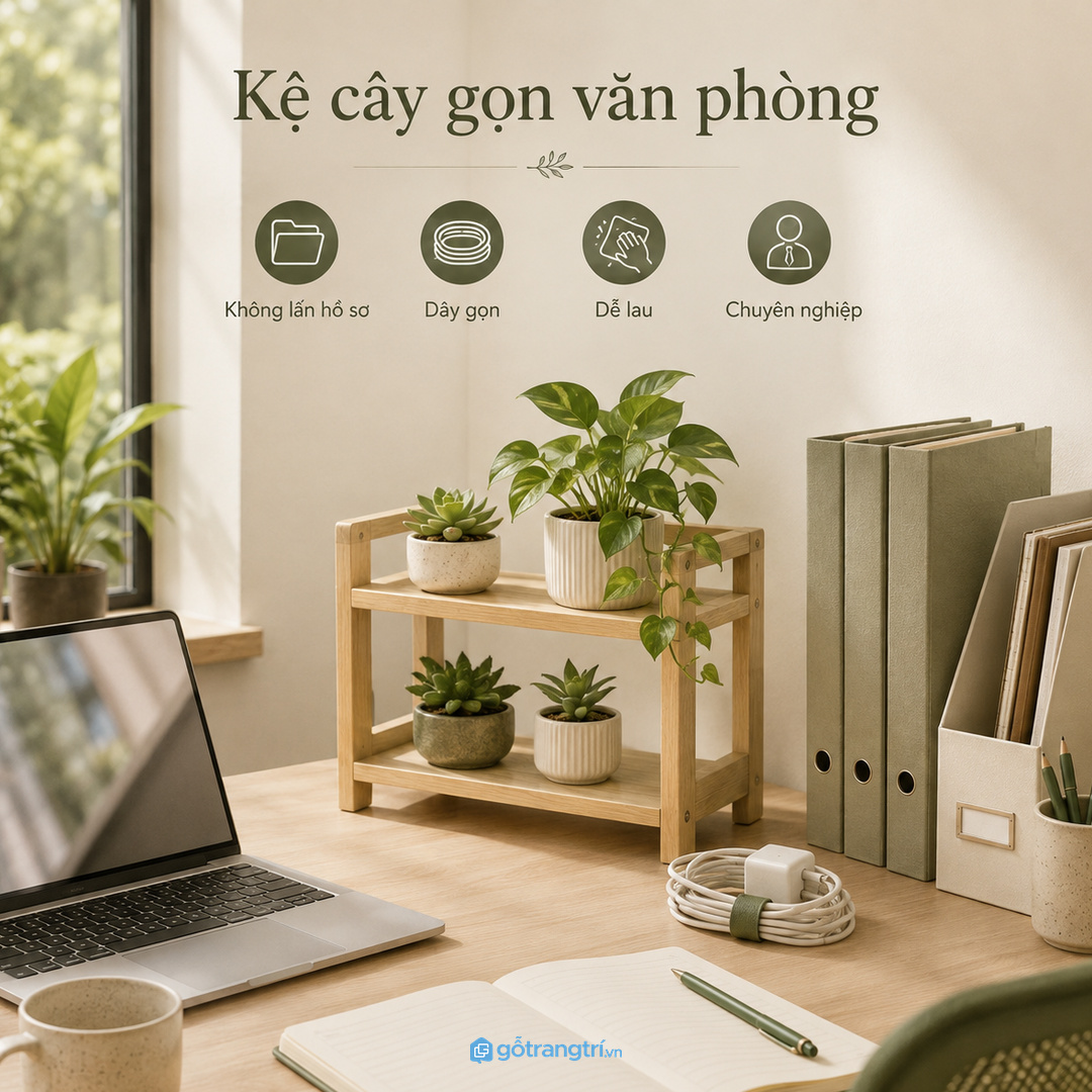 Nhà có trẻ nhỏ nên đặt cây cao vừa tầm nhìn và tránh khoang dễ kéo